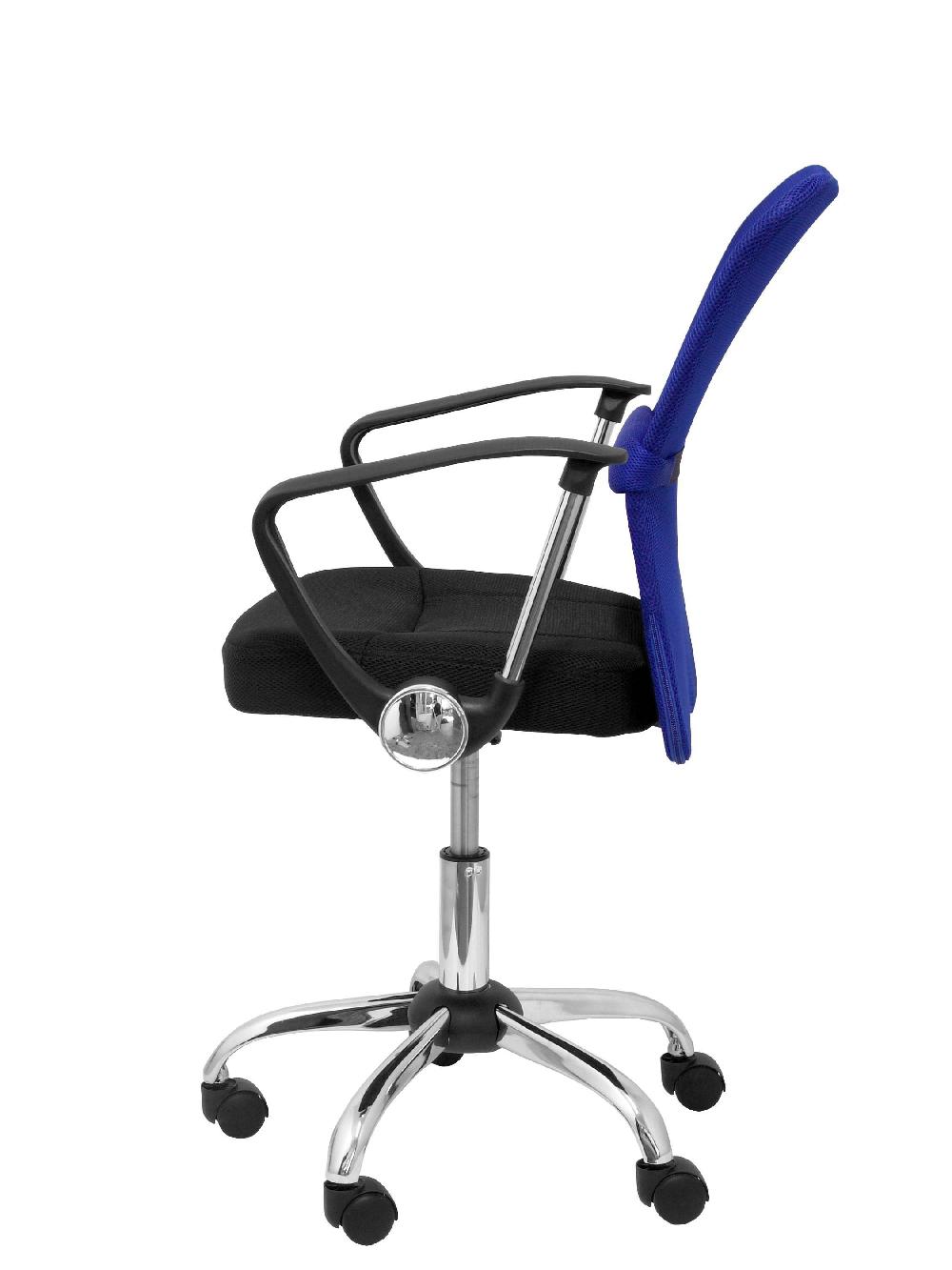 Piqueras Y Crespo Silla Infantil Cardenete Respaldo Malla Azul Asiento Negro