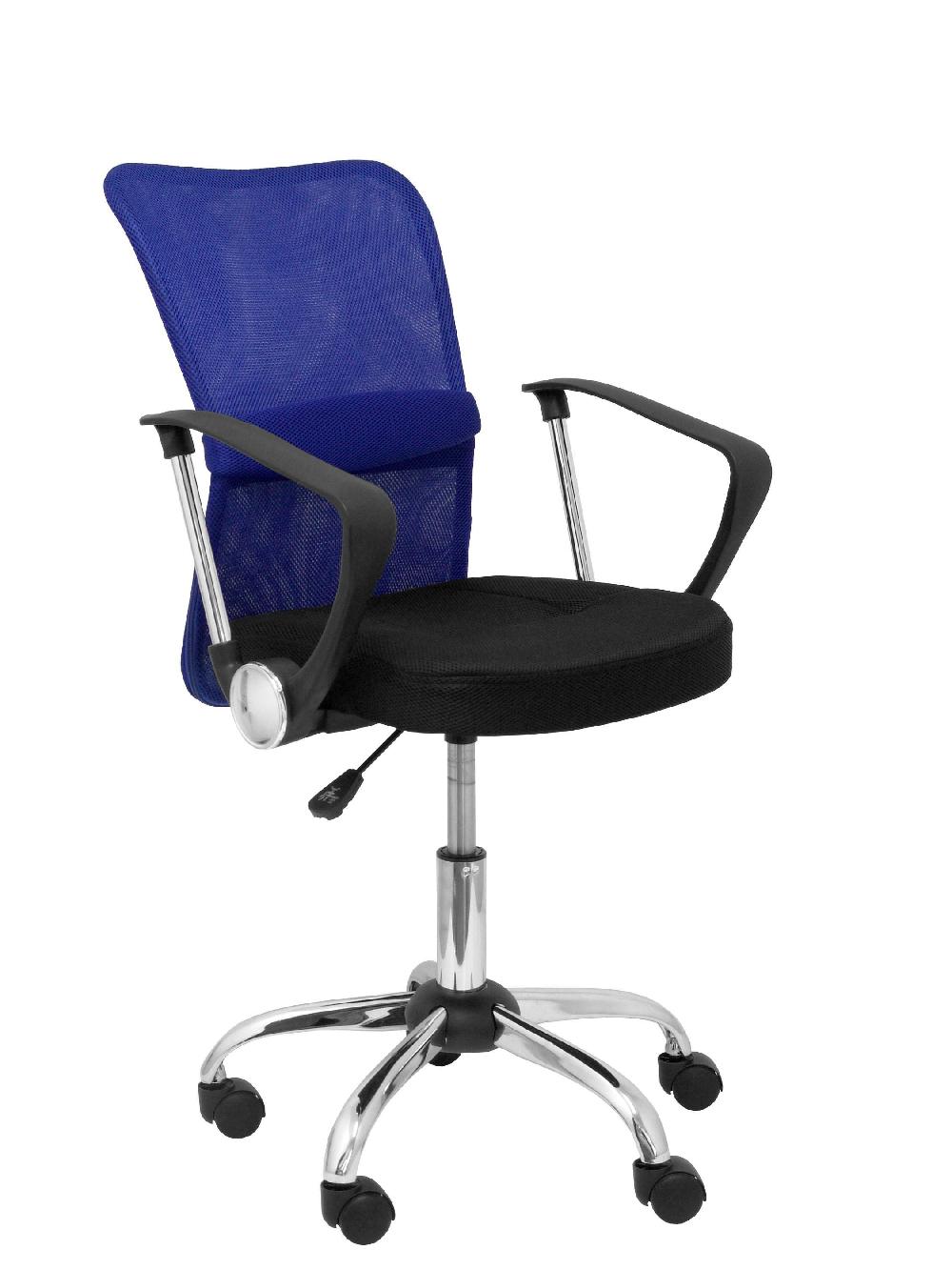 piqueras y crespo Silla infantil Cardenete respaldo malla azul asiento negro