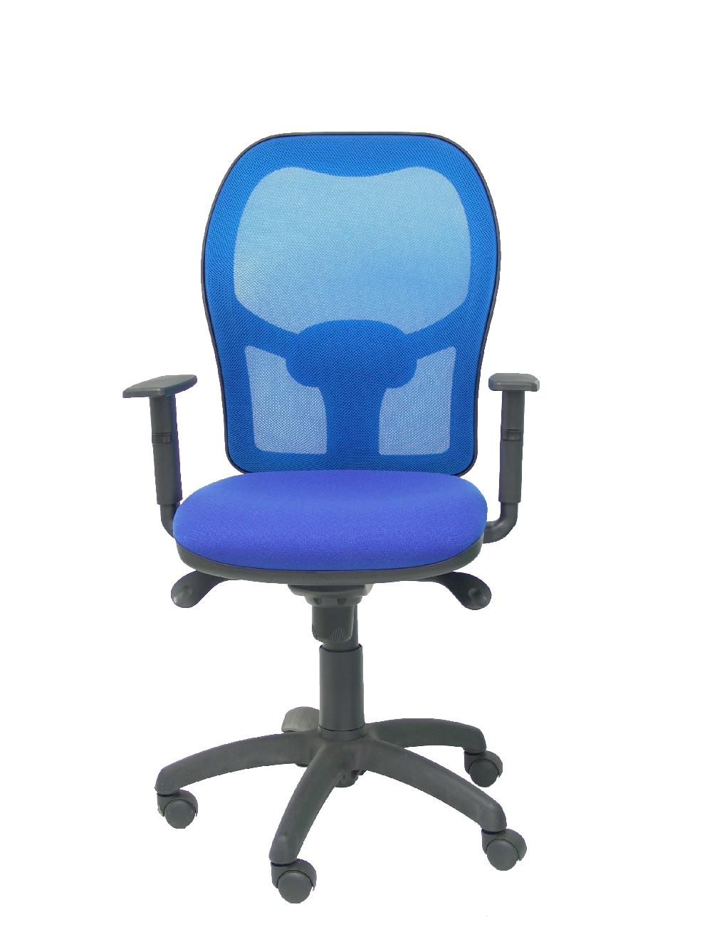 Piqueras Y Crespo Silla Jorquera Malla Azul Asiento Bali Azul