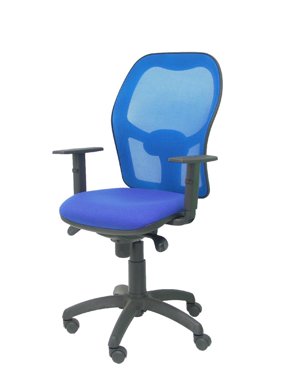 Piqueras Y Crespo Silla Jorquera Malla Azul Asiento Bali Azul