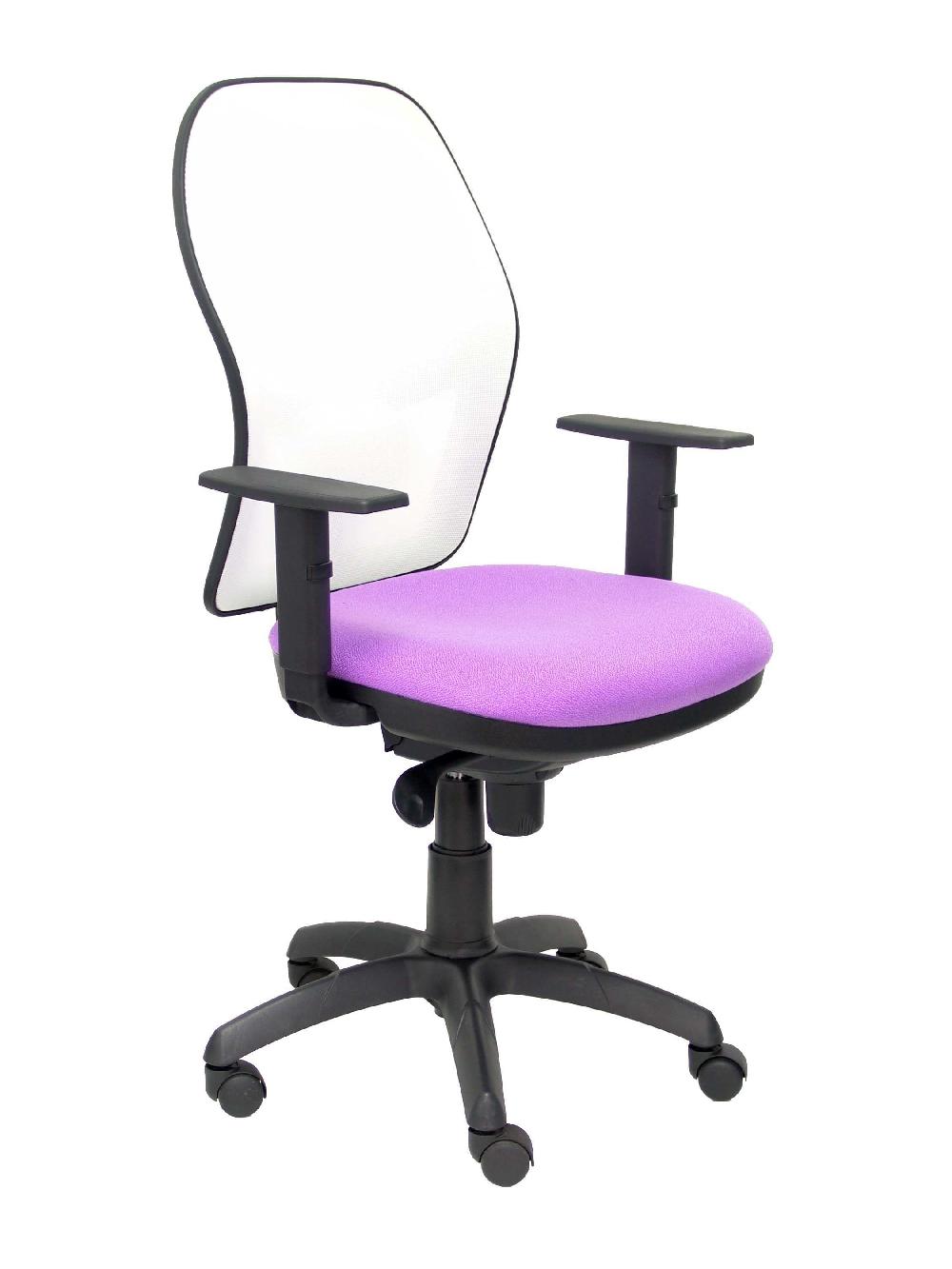 piqueras y crespo Silla Jorquera malla blanca asiento bali lila