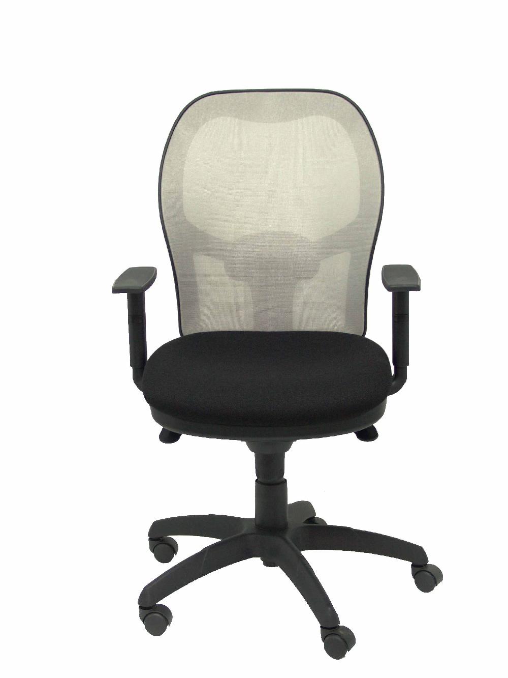 Piqueras Y Crespo Silla Jorquera Malla Gris Asiento Bali Negro