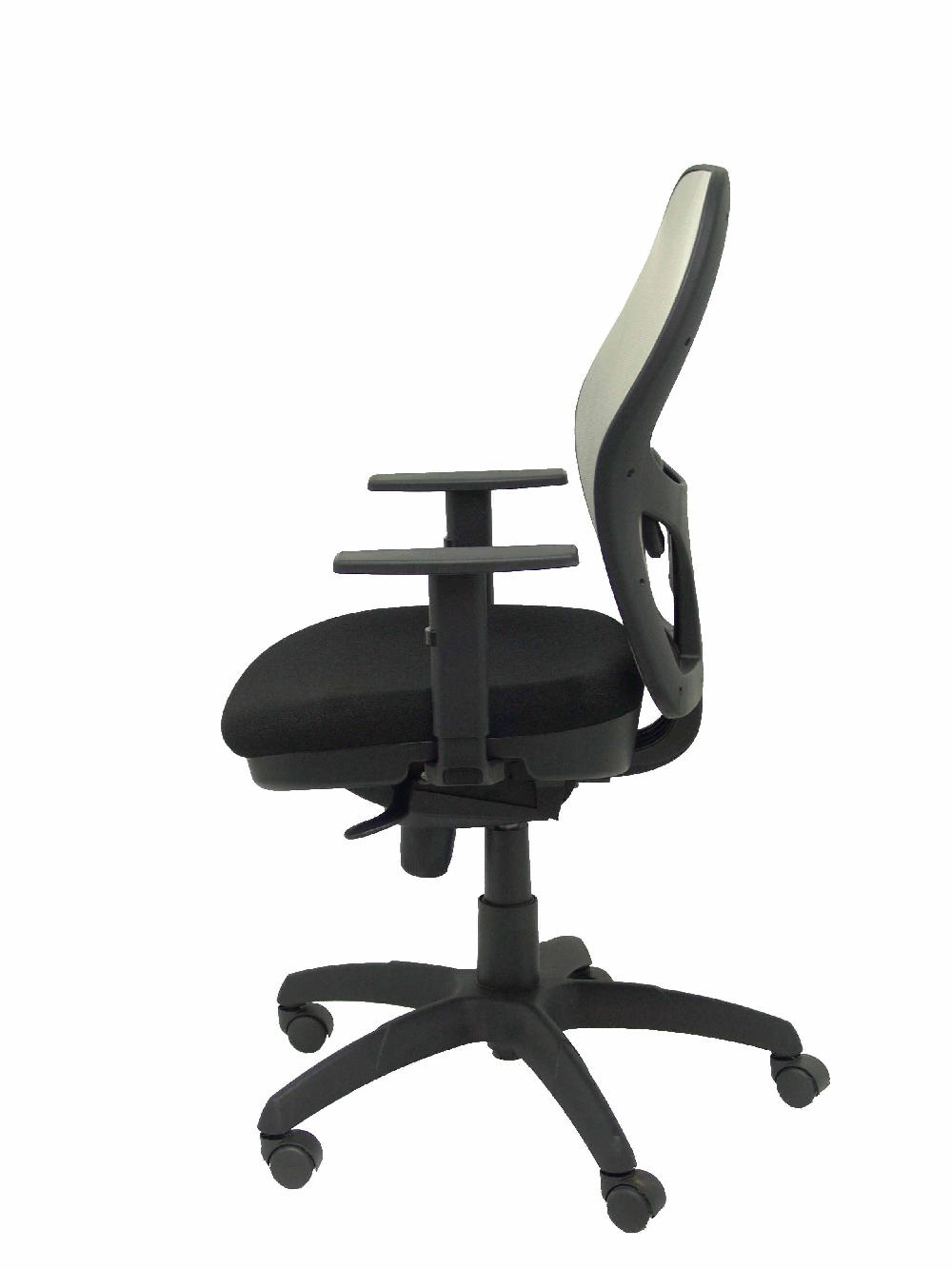 Piqueras Y Crespo Silla Jorquera Malla Gris Asiento Bali Negro