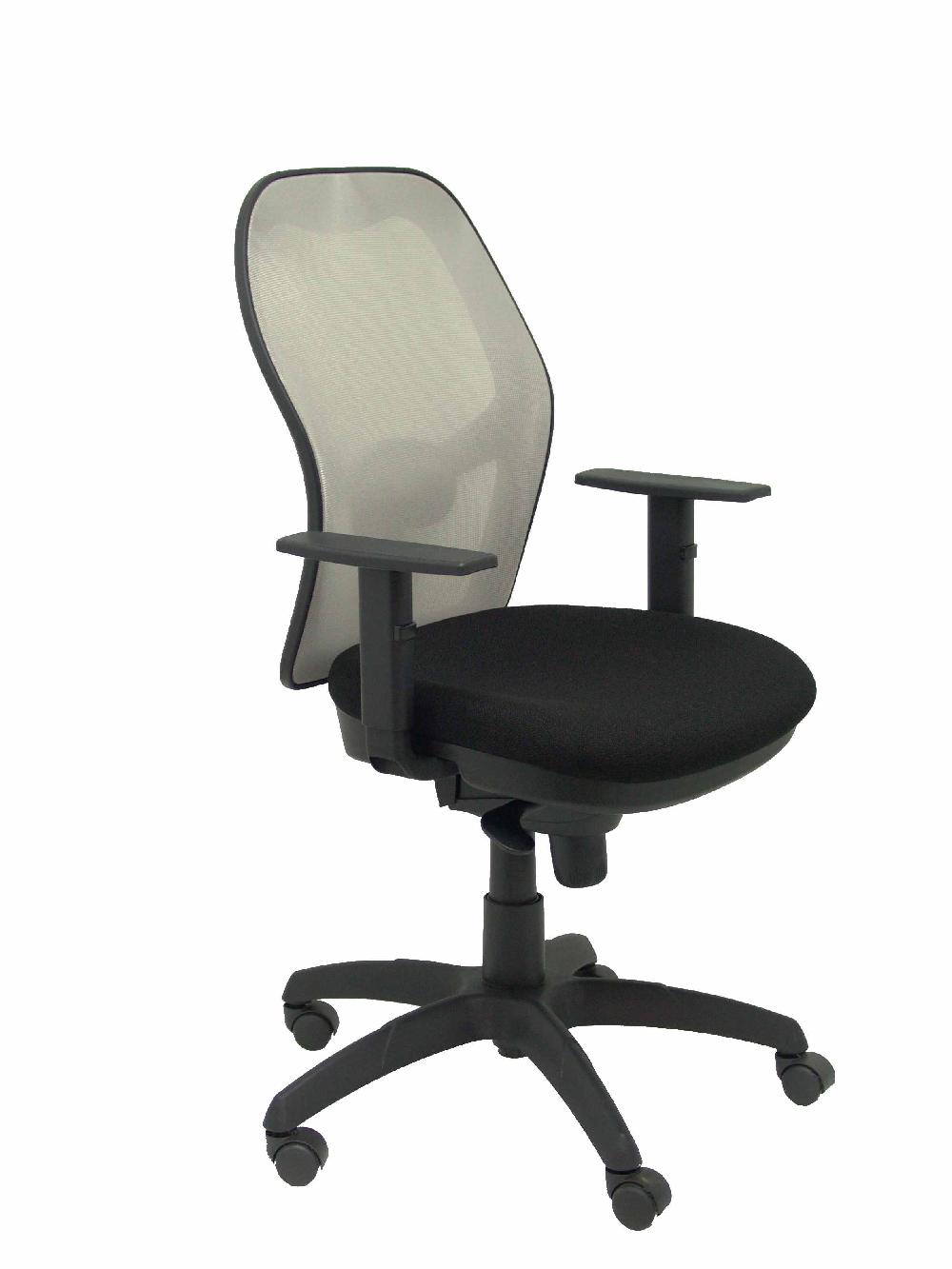 piqueras y crespo Silla Jorquera malla gris asiento bali negro
