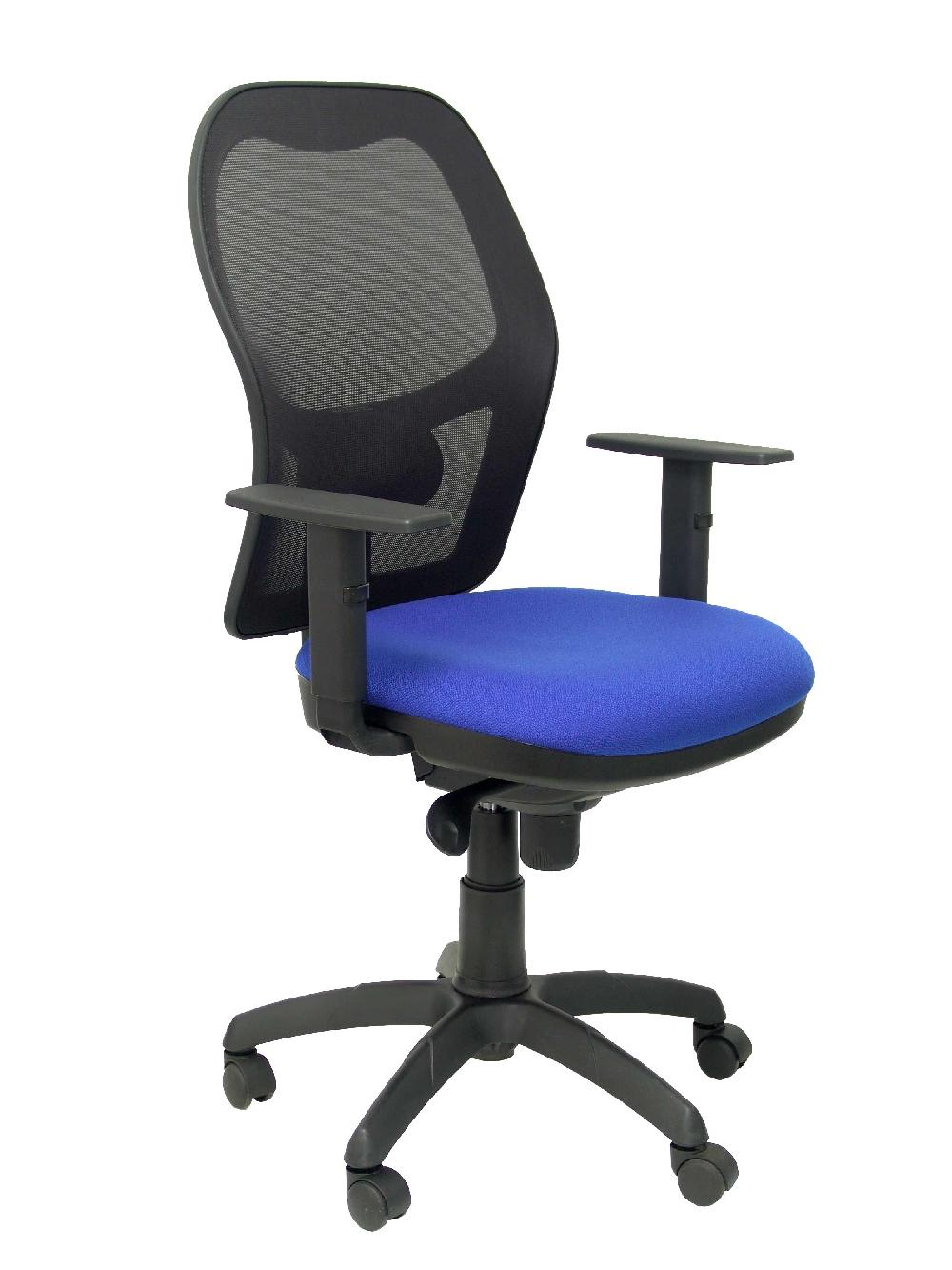 piqueras y crespo Silla Jorquera malla negra asiento bali azul