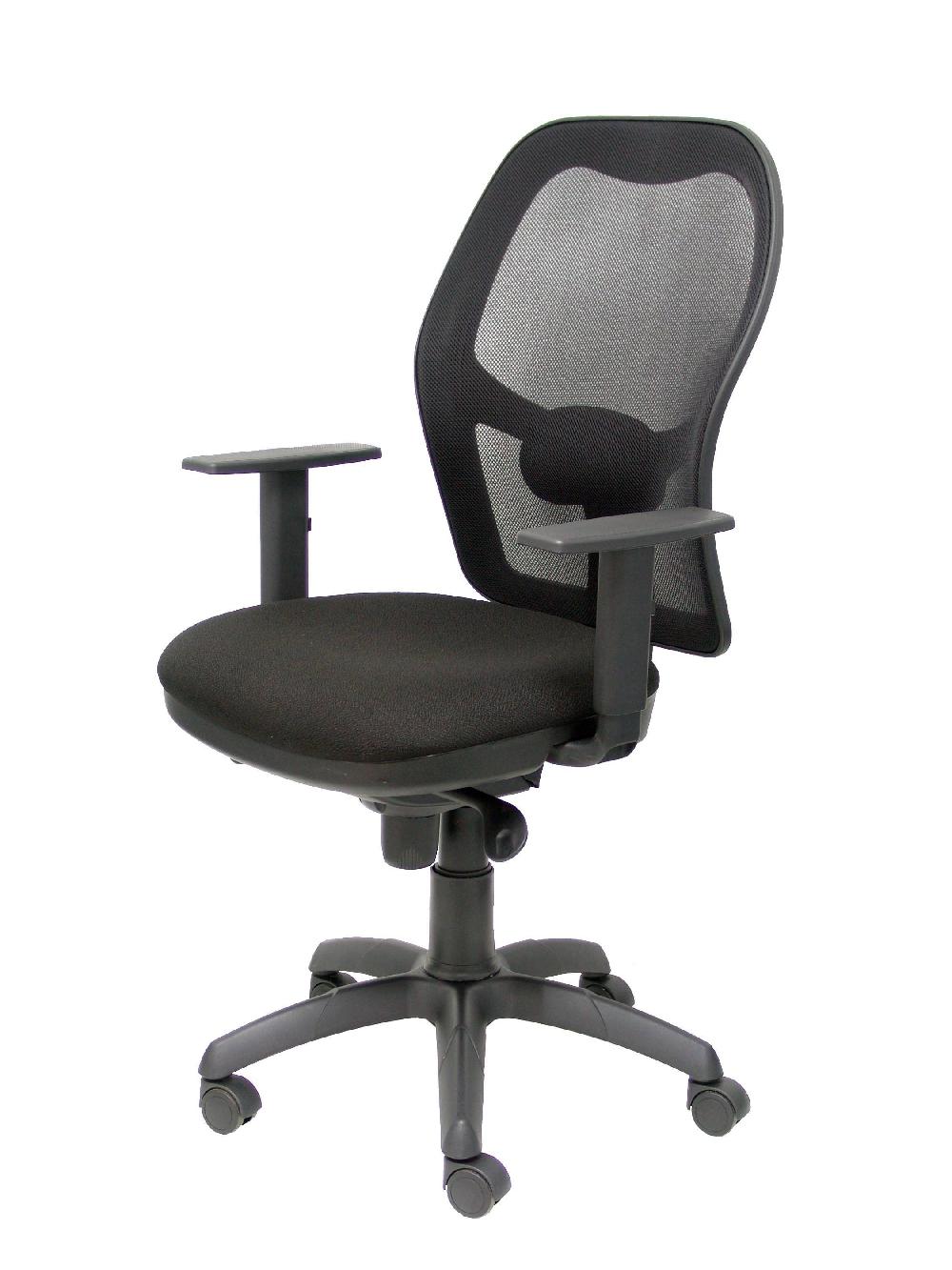 Piqueras Y Crespo Silla Jorquera Malla Negra Asiento Bali Negro
