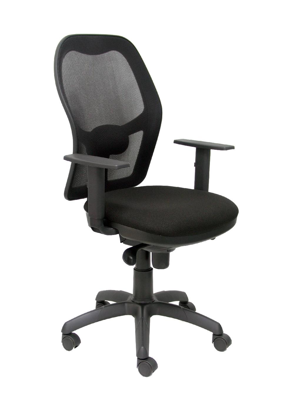 piqueras y crespo Silla Jorquera malla negra asiento bali negro