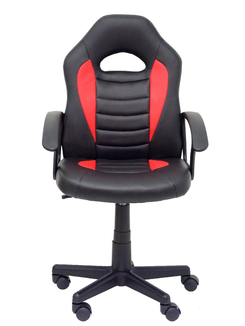 Piqueras Y Crespo Silla Juvenil Gaming Mohedas Similpiel Negro Y Rojo