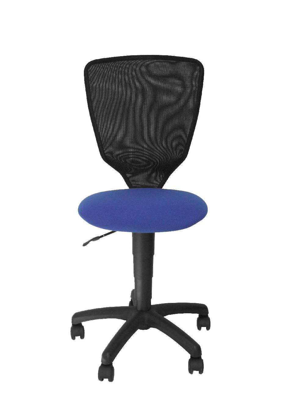 Piqueras Y Crespo Silla Juvenil Júcar Respaldo Malla Negro Asiento Arán Azul