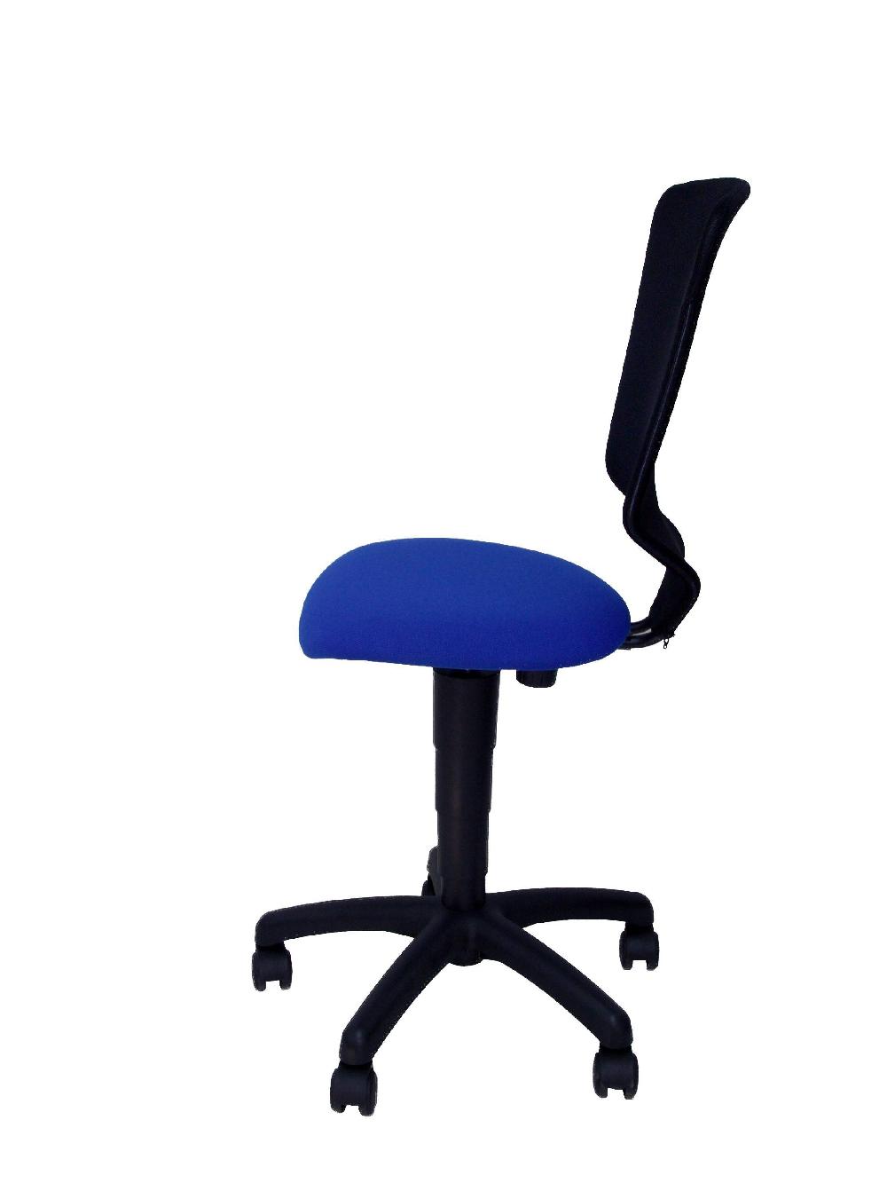 Piqueras Y Crespo Silla Juvenil Júcar Respaldo Malla Negro Asiento Arán Azul