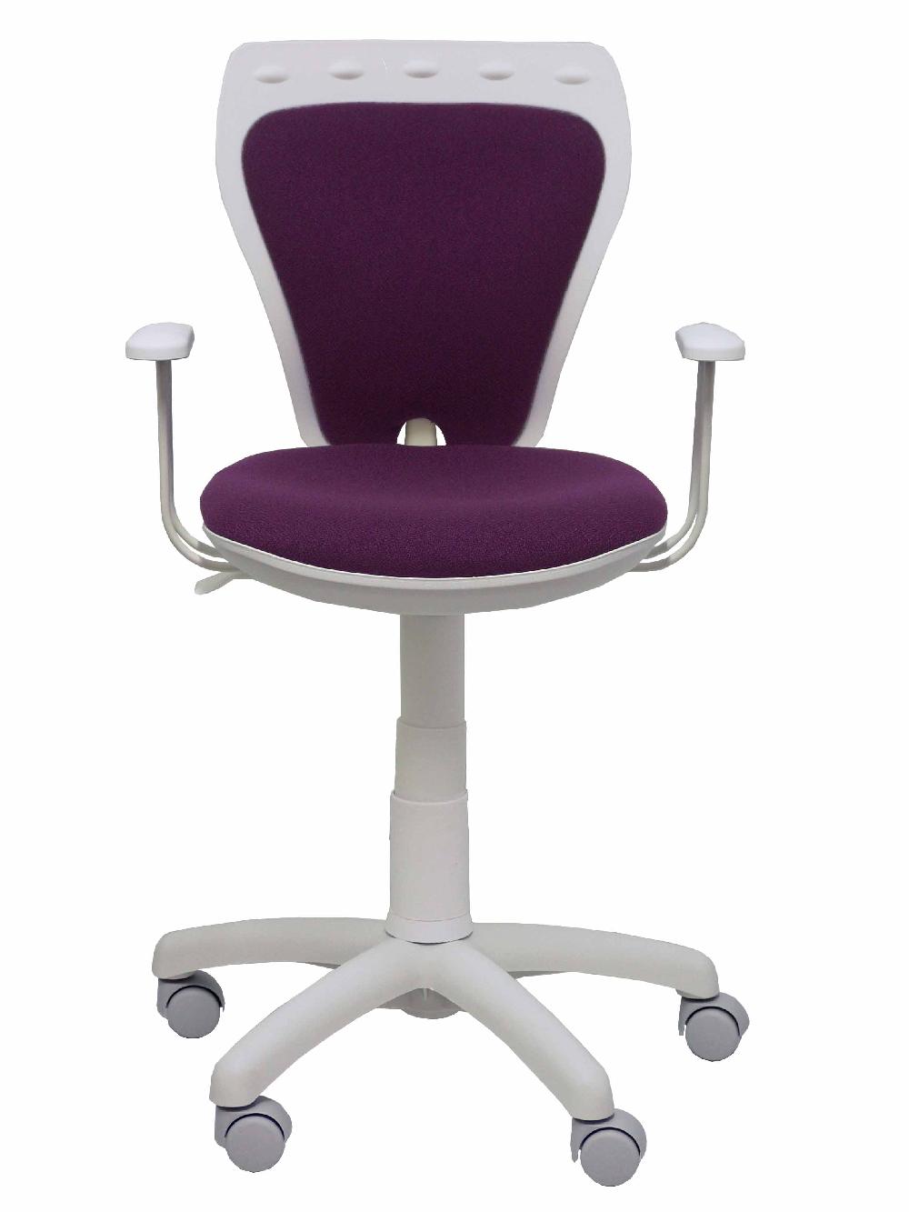 Piqueras Y Crespo Silla Juvenil Ministyle Blanca Bali Morado