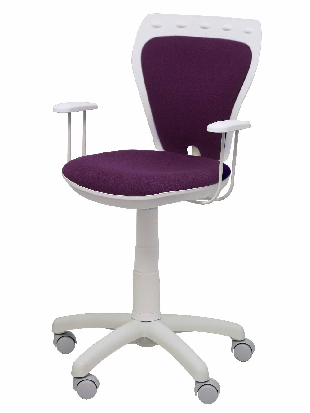 Piqueras Y Crespo Silla Juvenil Ministyle Blanca Bali Morado