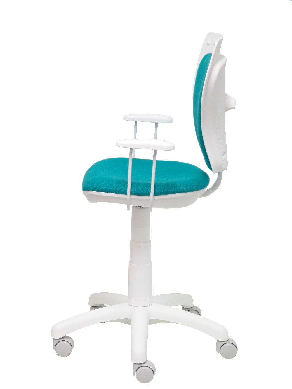 Piqueras Y Crespo Silla Juvenil Ministyle Blanca Bali Turquesa