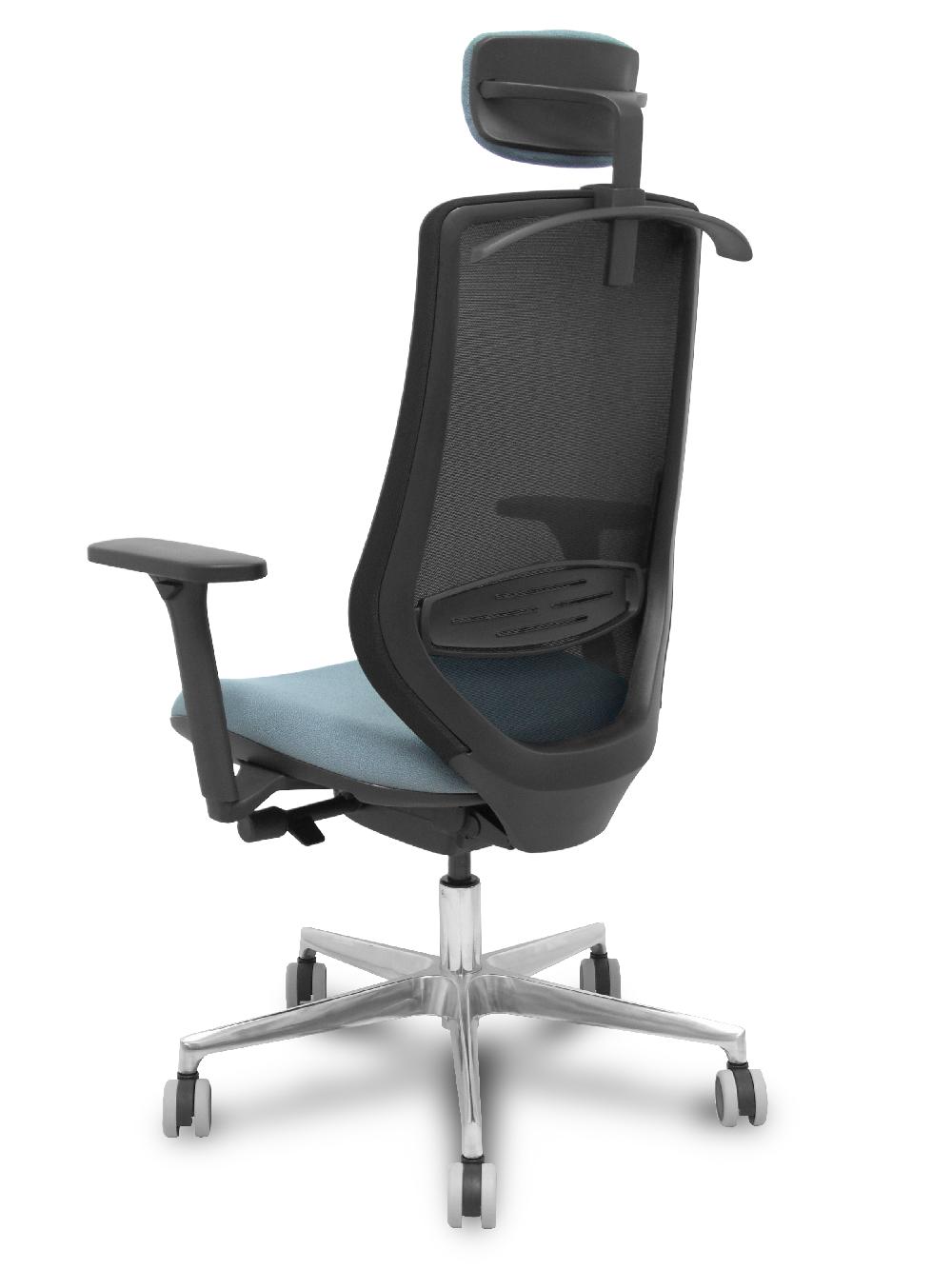 Piqueras Y Crespo Silla Mardos Traslack Malla Negra Bali Gris Brazo 3D Cabecero Perchero Base Alum Ruedas Engomadas