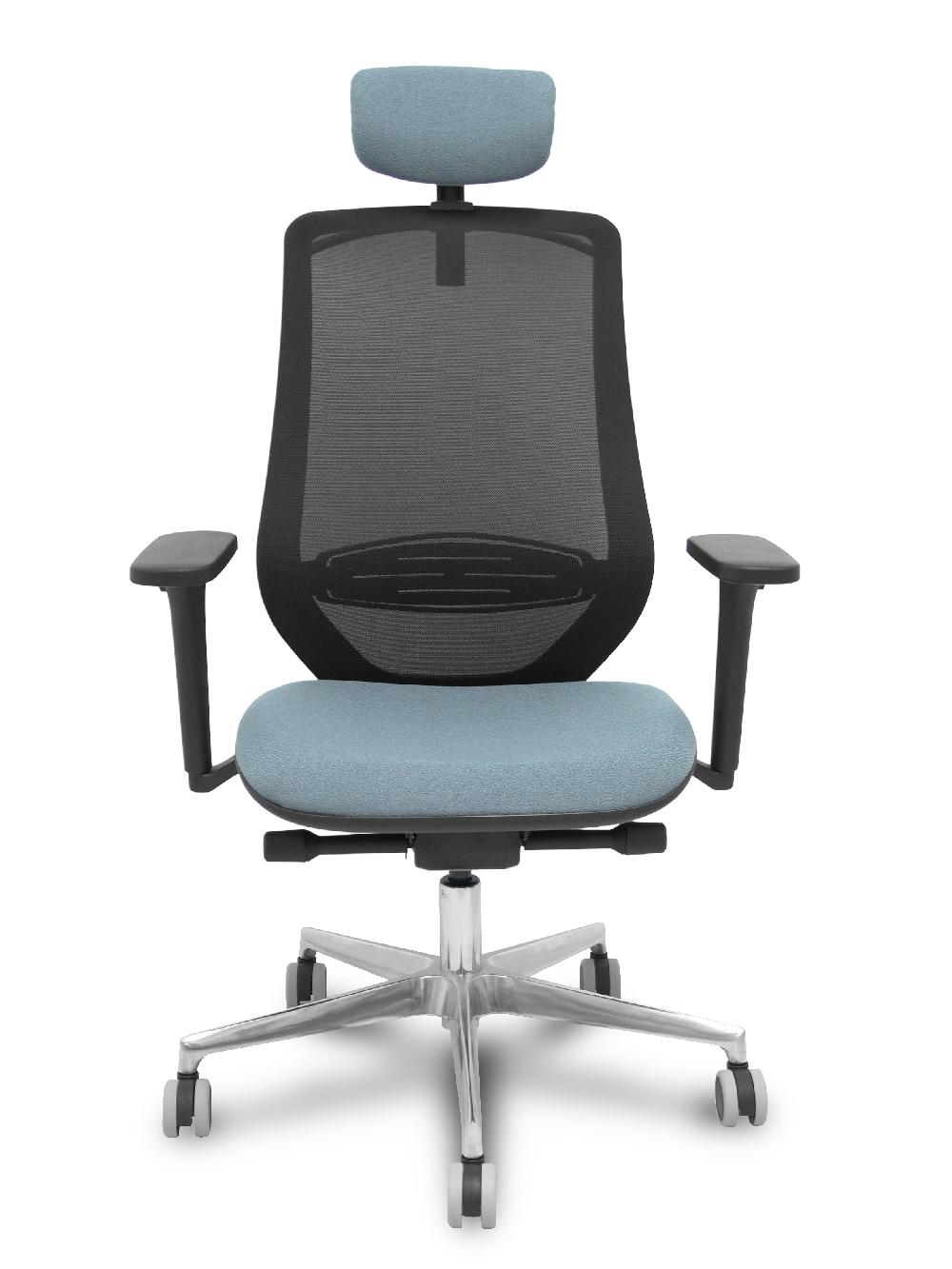 Piqueras Y Crespo Silla Mardos Traslack Malla Negra Bali Gris Brazo 3D Cabecero Perchero Base Alum Ruedas Engomadas