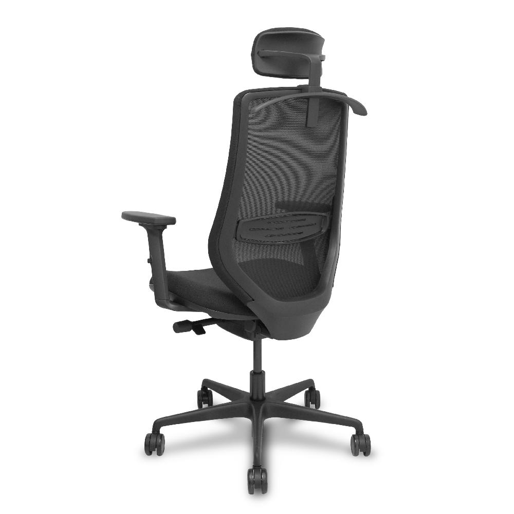 Piqueras Y Crespo Silla Mardos Traslack Malla Negra Bali Negro Brazo 2D Cabecero Y Perchero