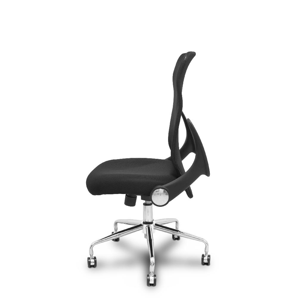 Piqueras Y Crespo Silla Minaya Respaldo Malla Negro Asiento 3D Negro