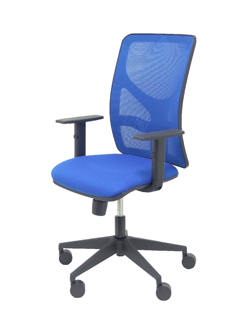Piqueras Y Crespo Silla Motilla Malla Azul Asiento Bali Azul Brazo Regulable