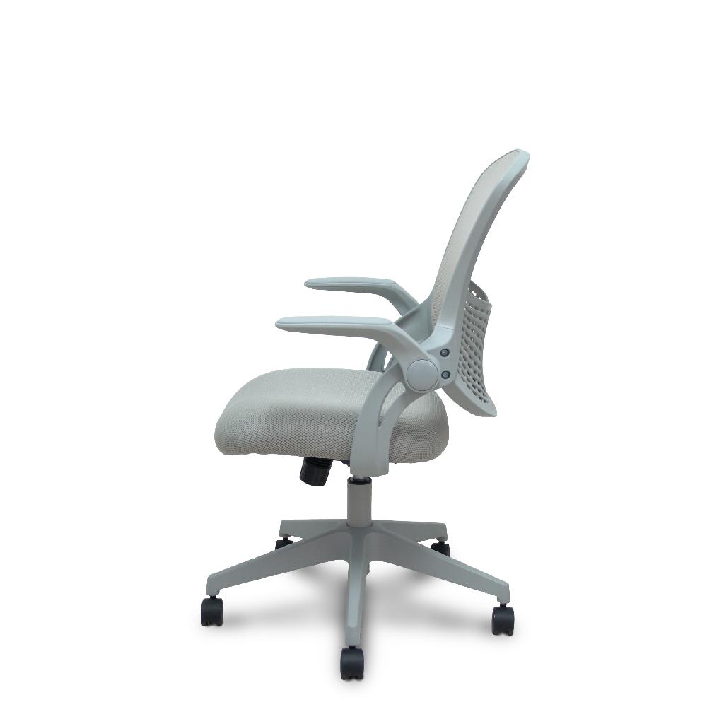 Piqueras Y Crespo Silla Opti544 Gris Respaldo Malla Gris Asiento 3D Gris