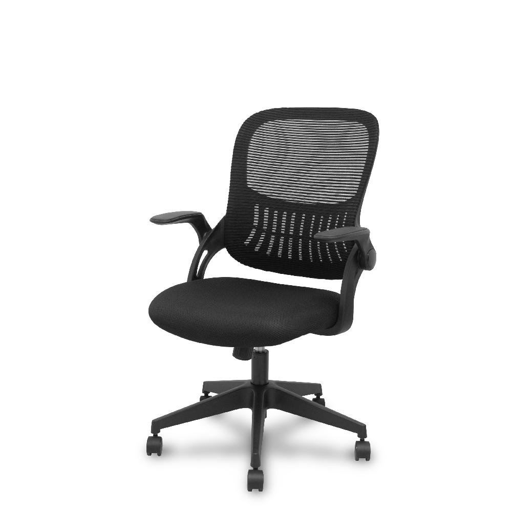Piqueras Y Crespo Silla Opti544 Negra Respaldo Malla Negro Asiento 3D Negro