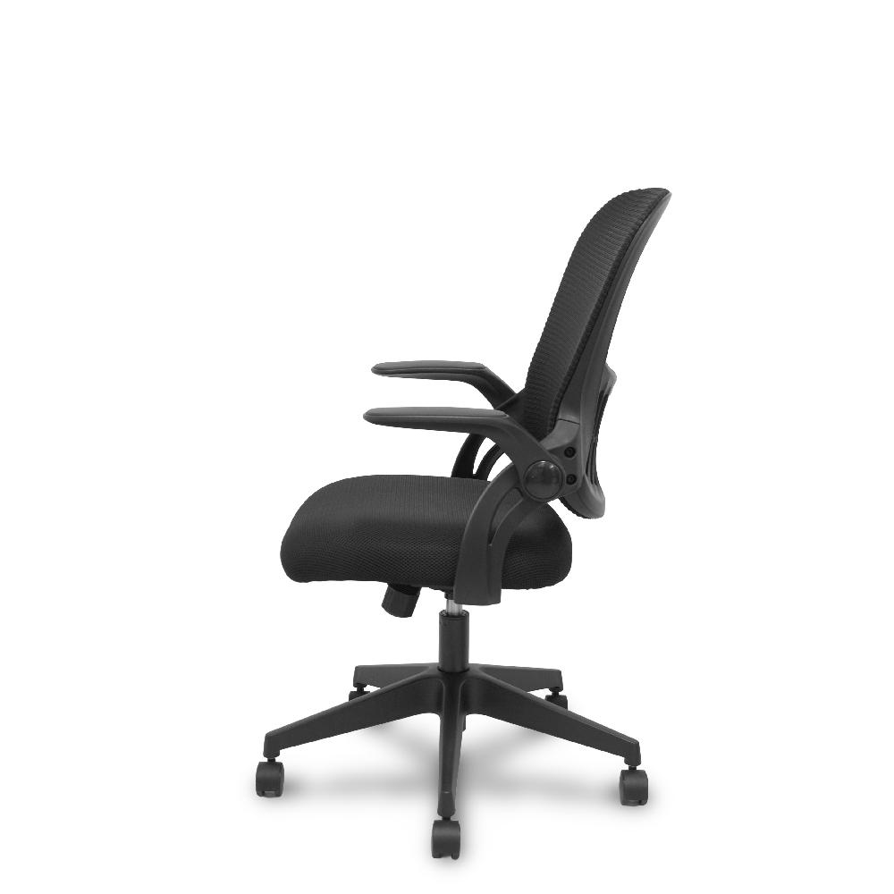 Piqueras Y Crespo Silla Opti544 Negra Respaldo Malla Negro Asiento 3D Negro