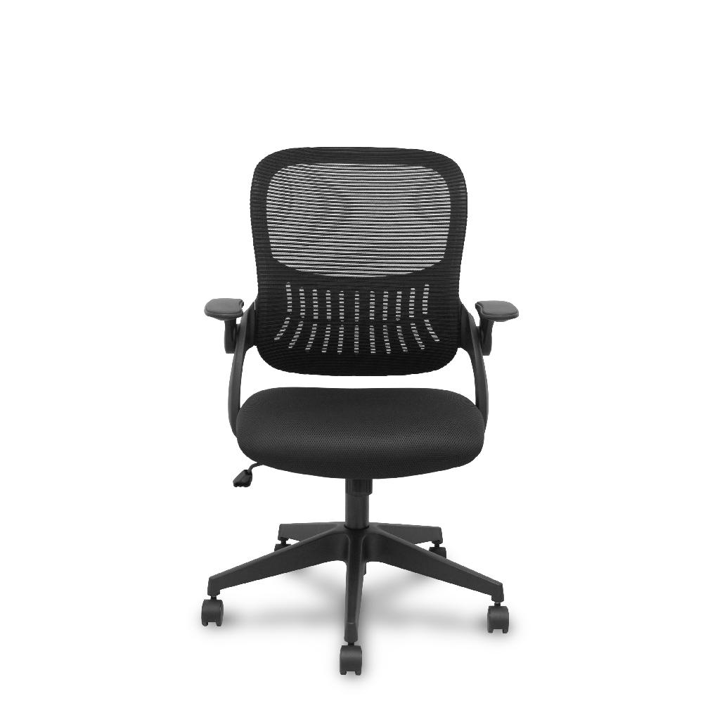 piqueras y crespo Silla Opti544 negra respaldo malla negro asiento 3D negro