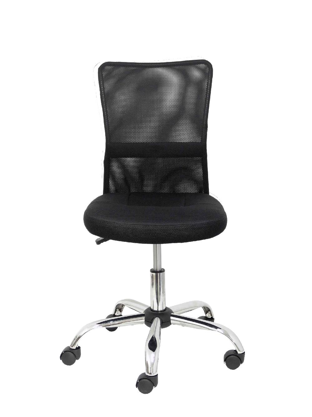 Piqueras Y Crespo Silla Pardal Respaldo Malla Negro Asiento