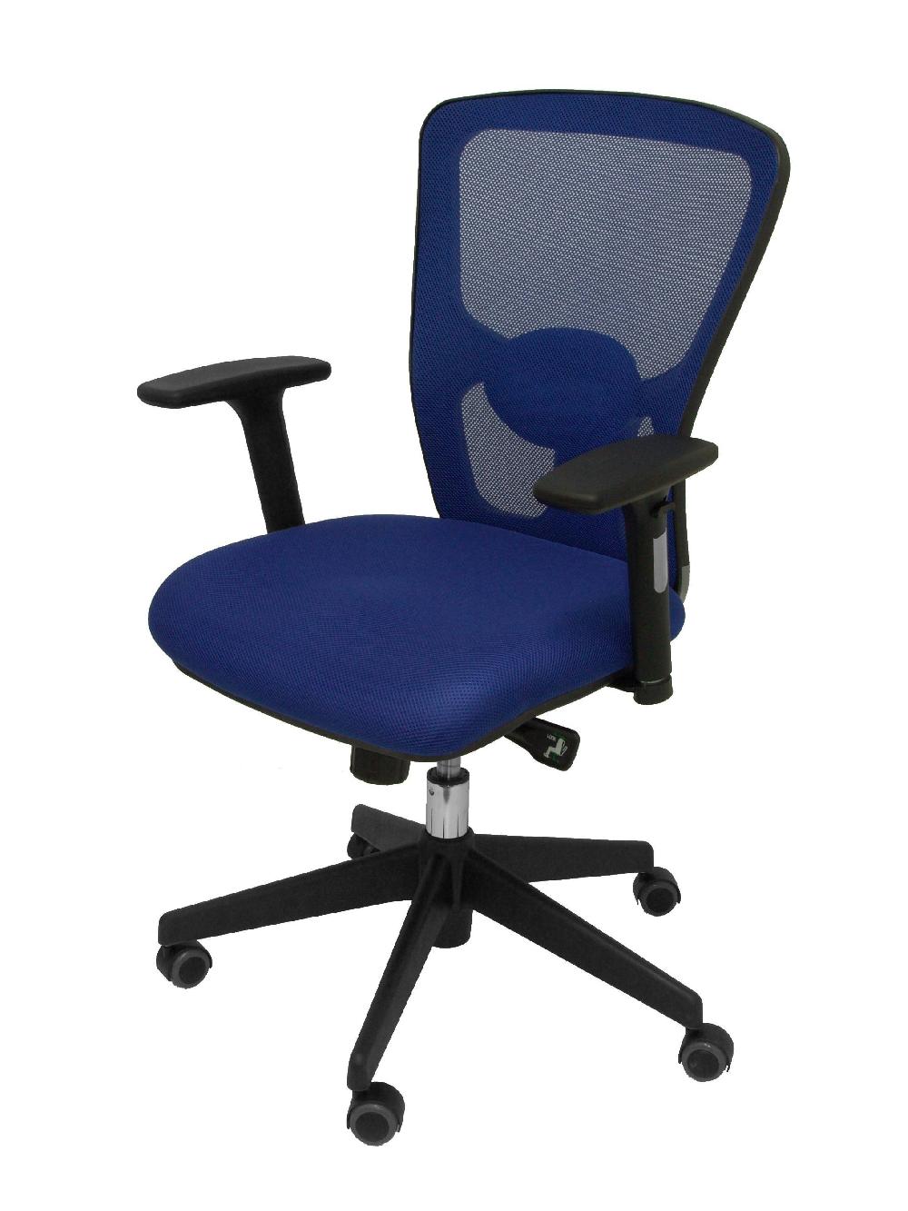 Piqueras Y Crespo Silla Pozuelo Respaldo Malla Azul Asiento 3D Azul