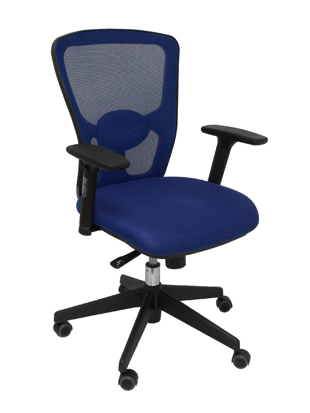 piqueras y crespo Silla Pozuelo respaldo malla azul asiento 3D azul