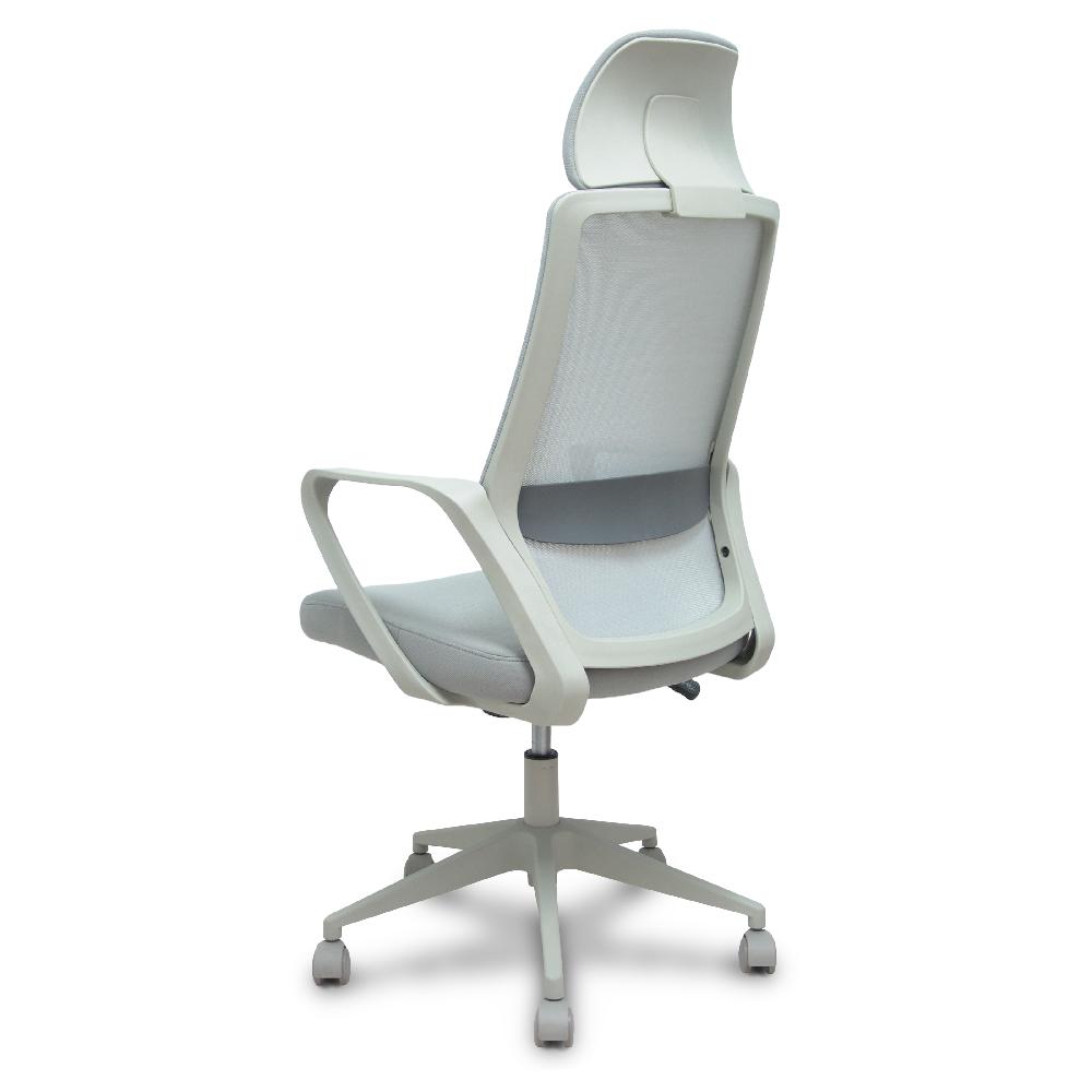 Piqueras Y Crespo Silla Pro534 Gris Respaldo Malla Gris Asiento Tela Gris Base Piramidal Gris Ruedas Nailon