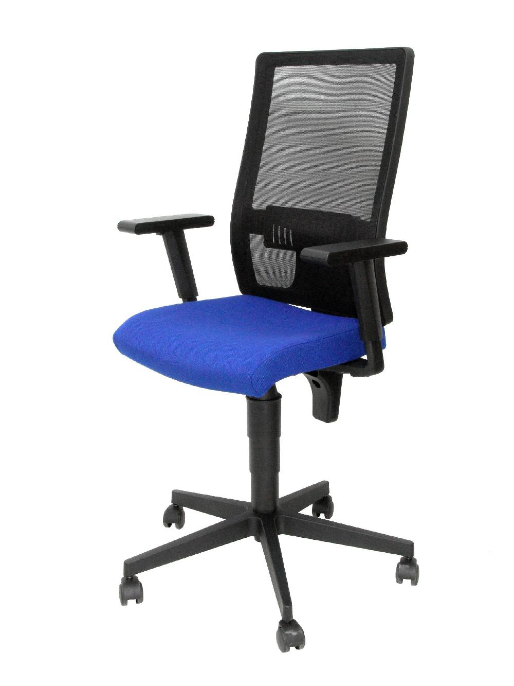 Piqueras Y Crespo Silla Taktik Respaldo Malla Negro Asiento Bali Azul