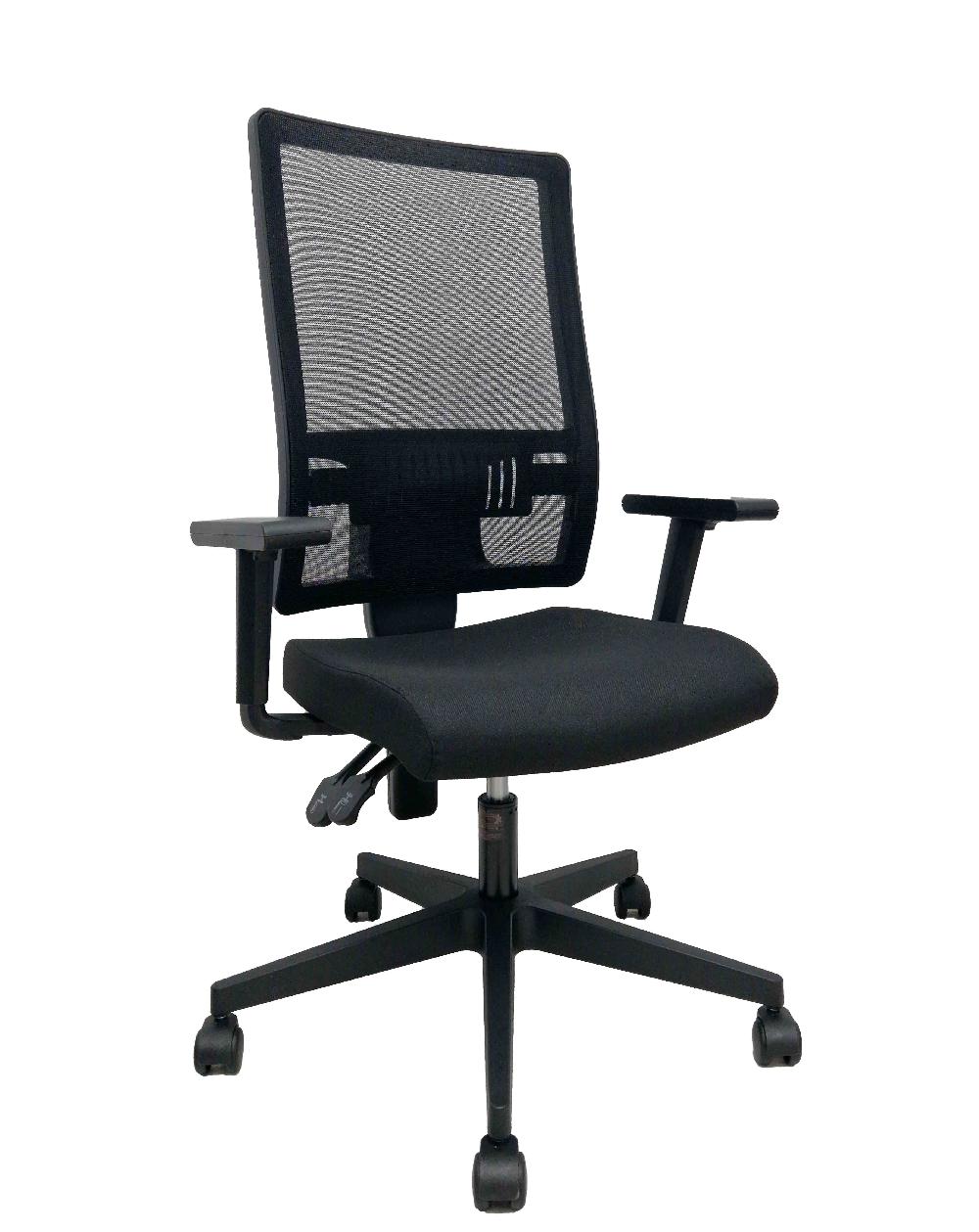 piqueras y crespo Silla Taktik respaldo malla negro asiento bali negro