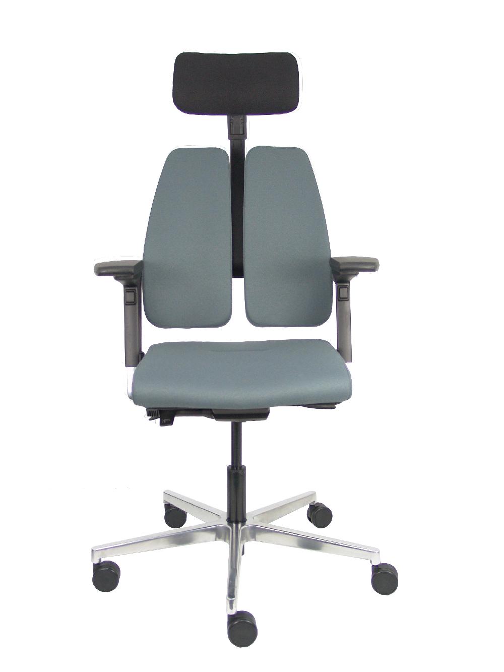Piqueras Y Crespo Silla Xilium Duo Traslak X-move Bondai Gris Brazo 4D Cabecero Negro