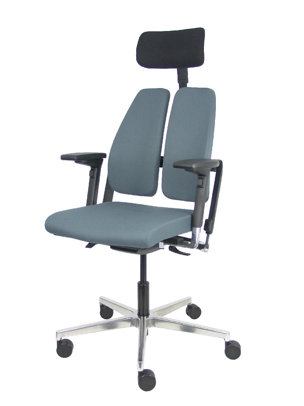 Piqueras Y Crespo Silla Xilium Duo Traslak X-move Bondai Gris Brazo 4D Cabecero Negro