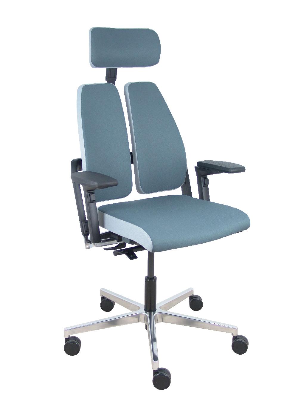 piqueras y crespo Silla Xilium Duo traslak X-move bondai gris y gris claro brazos 4D cabecero gris
