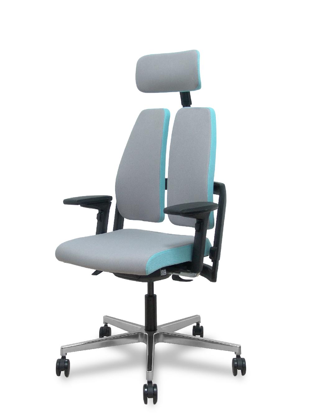 Piqueras Y Crespo Silla Xilium Duo Traslak X-move Era Gris Y Azul Brazo 4D Cabecero 2D