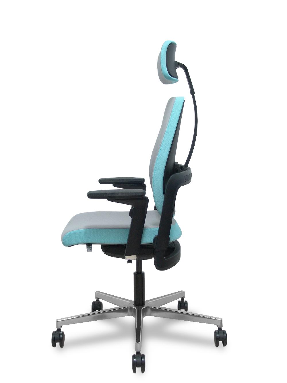 Piqueras Y Crespo Silla Xilium Duo Traslak X-move Era Gris Y Azul Brazo 4D Cabecero 2D