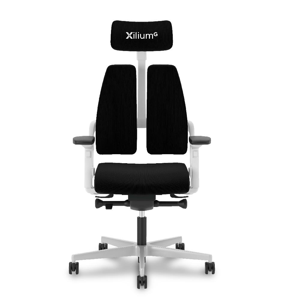 piqueras y crespo Silla Xilium G Duo traslak X-move blanca brazo 4D cabecero 2D