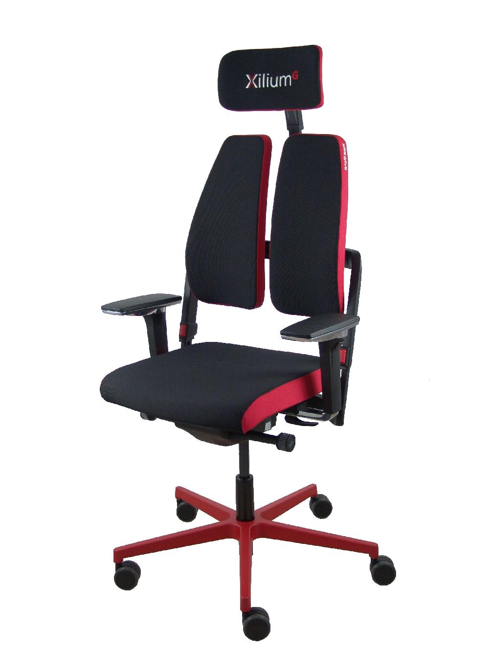 Piqueras Y Crespo Silla Xilium G Duo Traslak X-move Roja Brazo XD Cabecero 2D