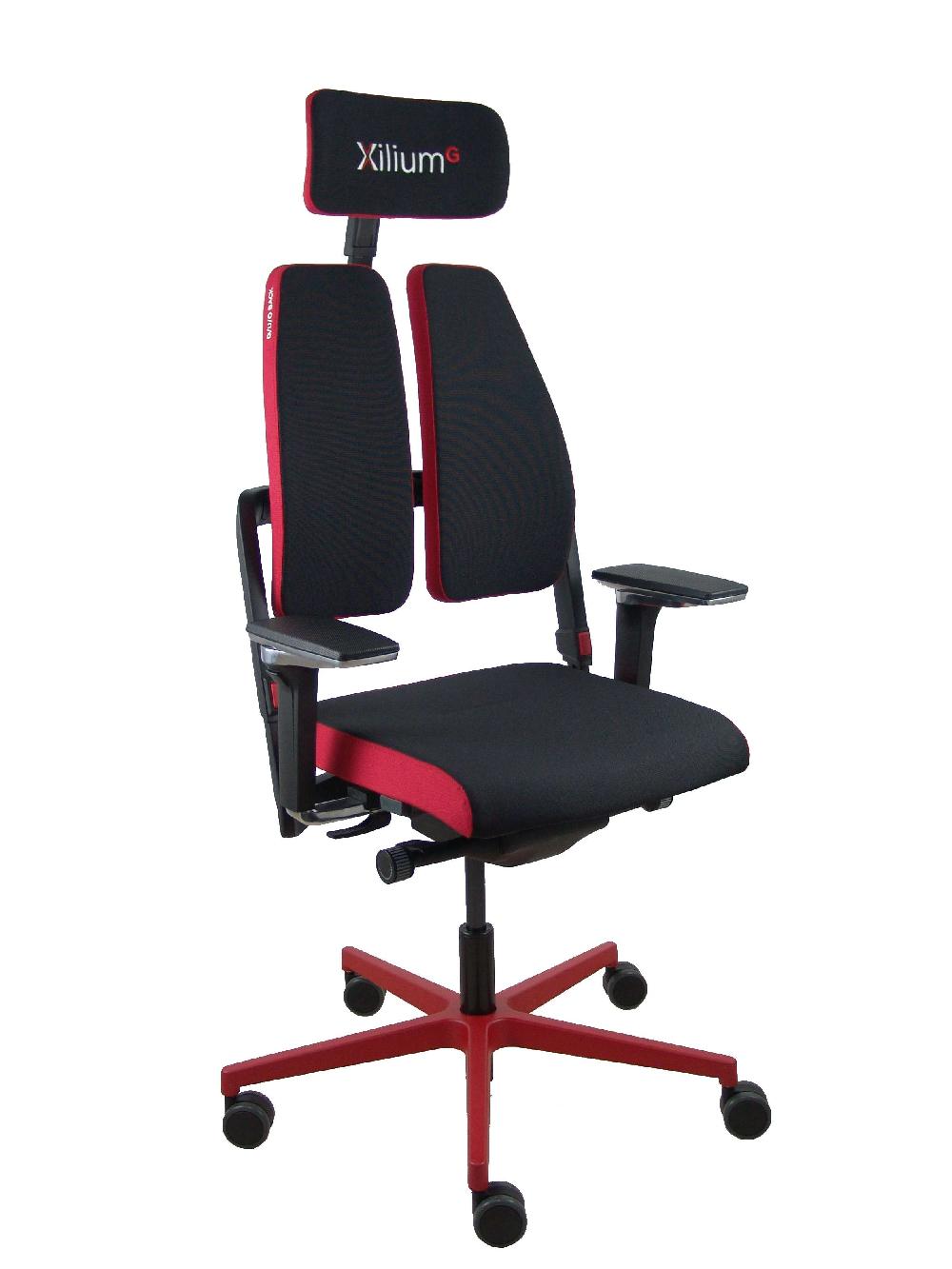 piqueras y crespo Silla Xilium G Duo traslak X-move roja brazo XD cabecero 2D