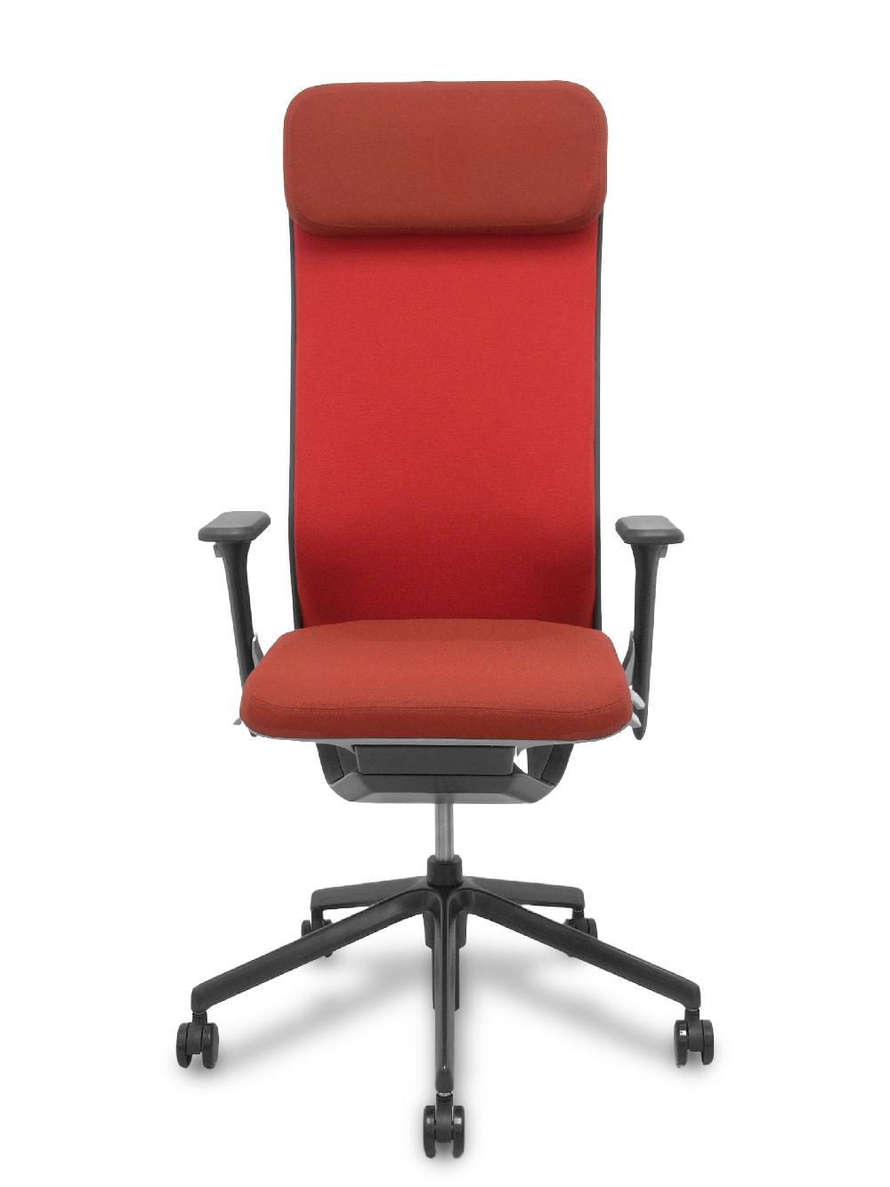 Piqueras Y Crespo Silla YouTeam Traslack Step Rojo Brazos 4D Base Alum Cabecero