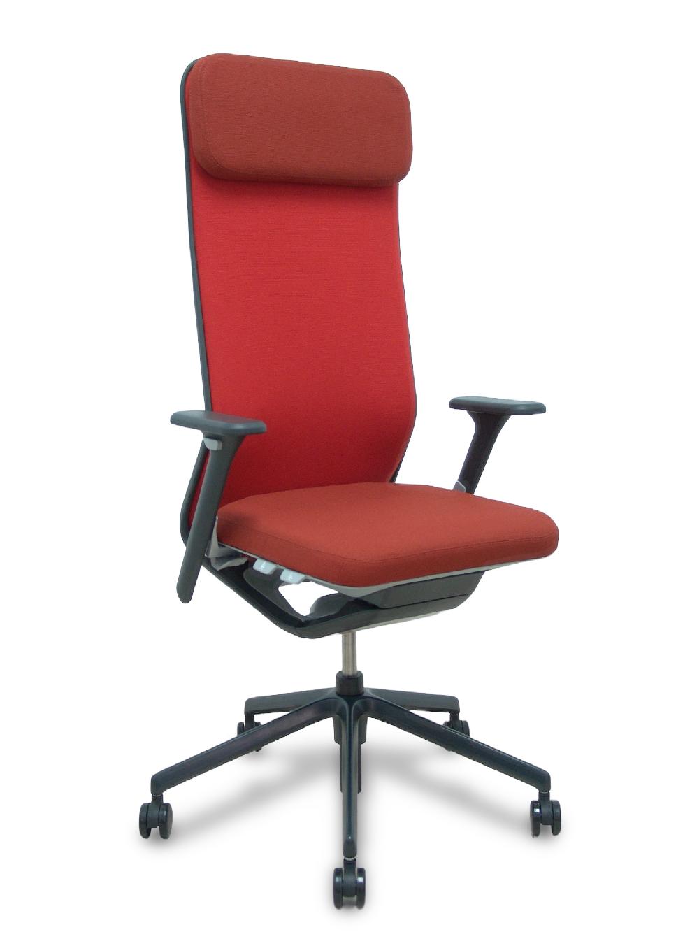 piqueras y crespo Silla YouTeam traslack Step rojo brazos 4D base alum cabecero