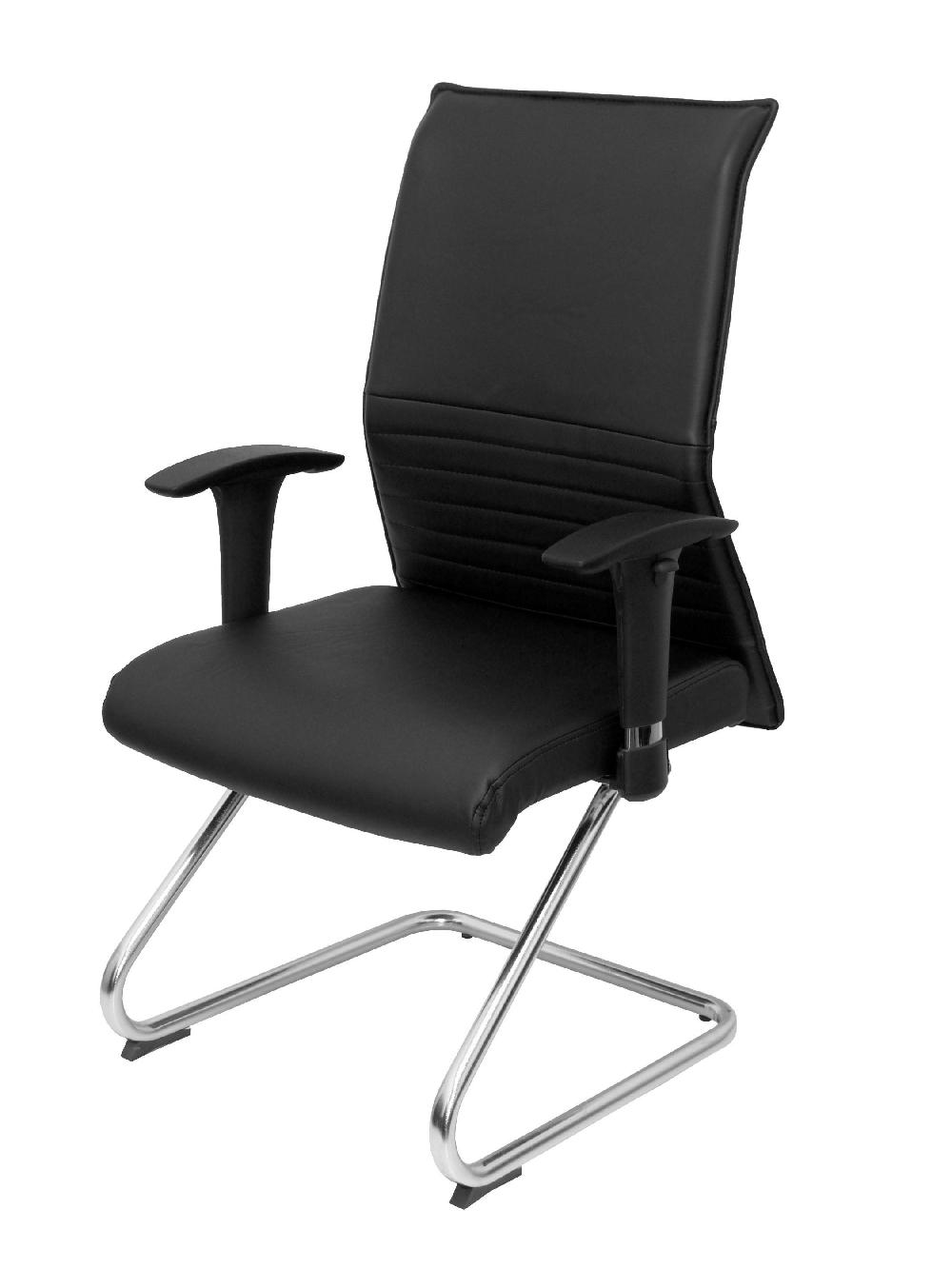 Piqueras Y Crespo Sillón Albacete Confidente Patín Similpiel Negro