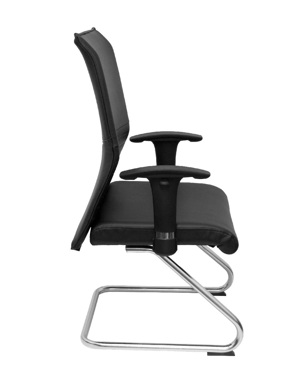 Piqueras Y Crespo Sillón Albacete Confidente Patín Similpiel Negro