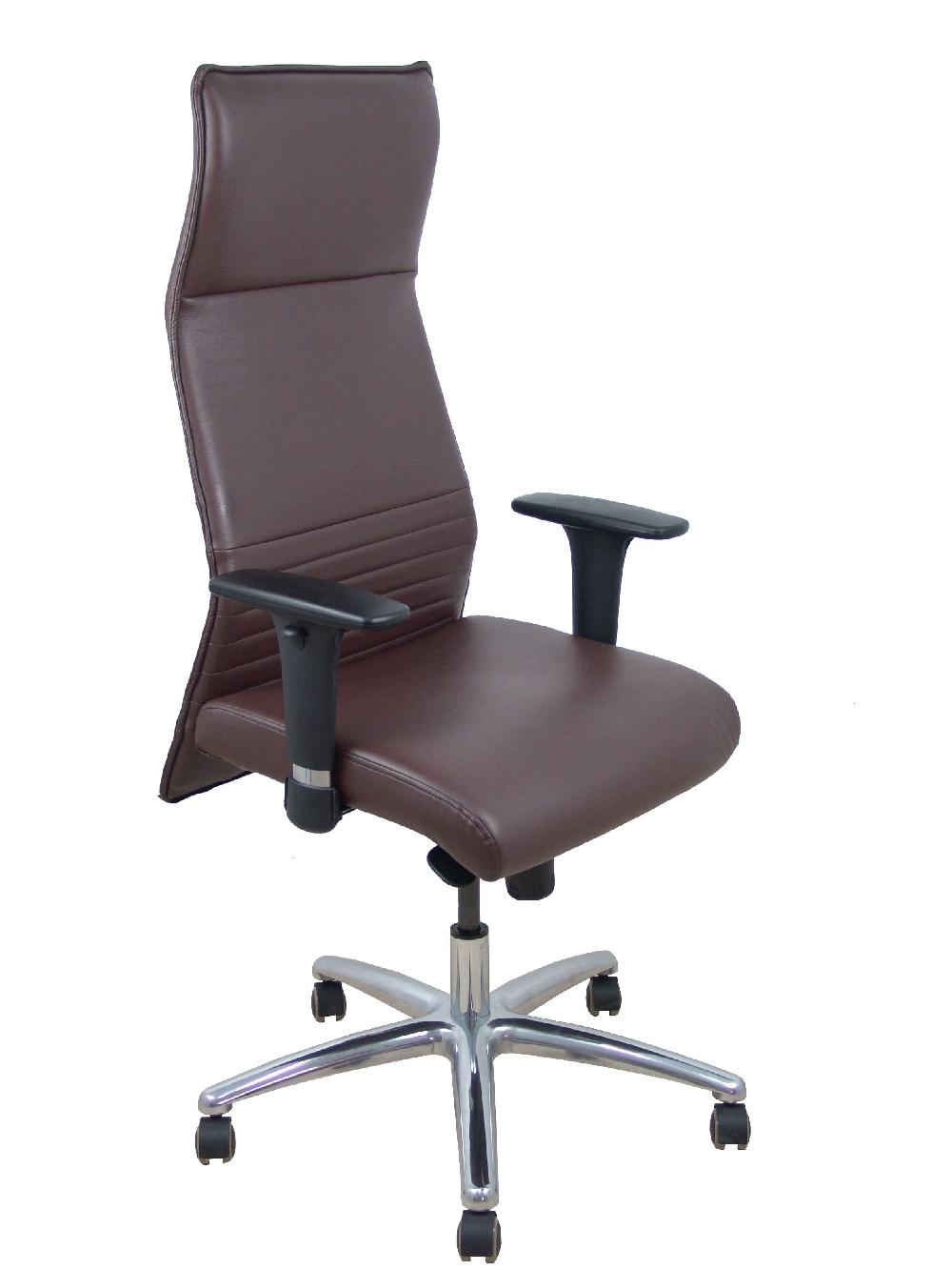 piqueras y crespo Sillón Albacete similpiel marrón oscuro