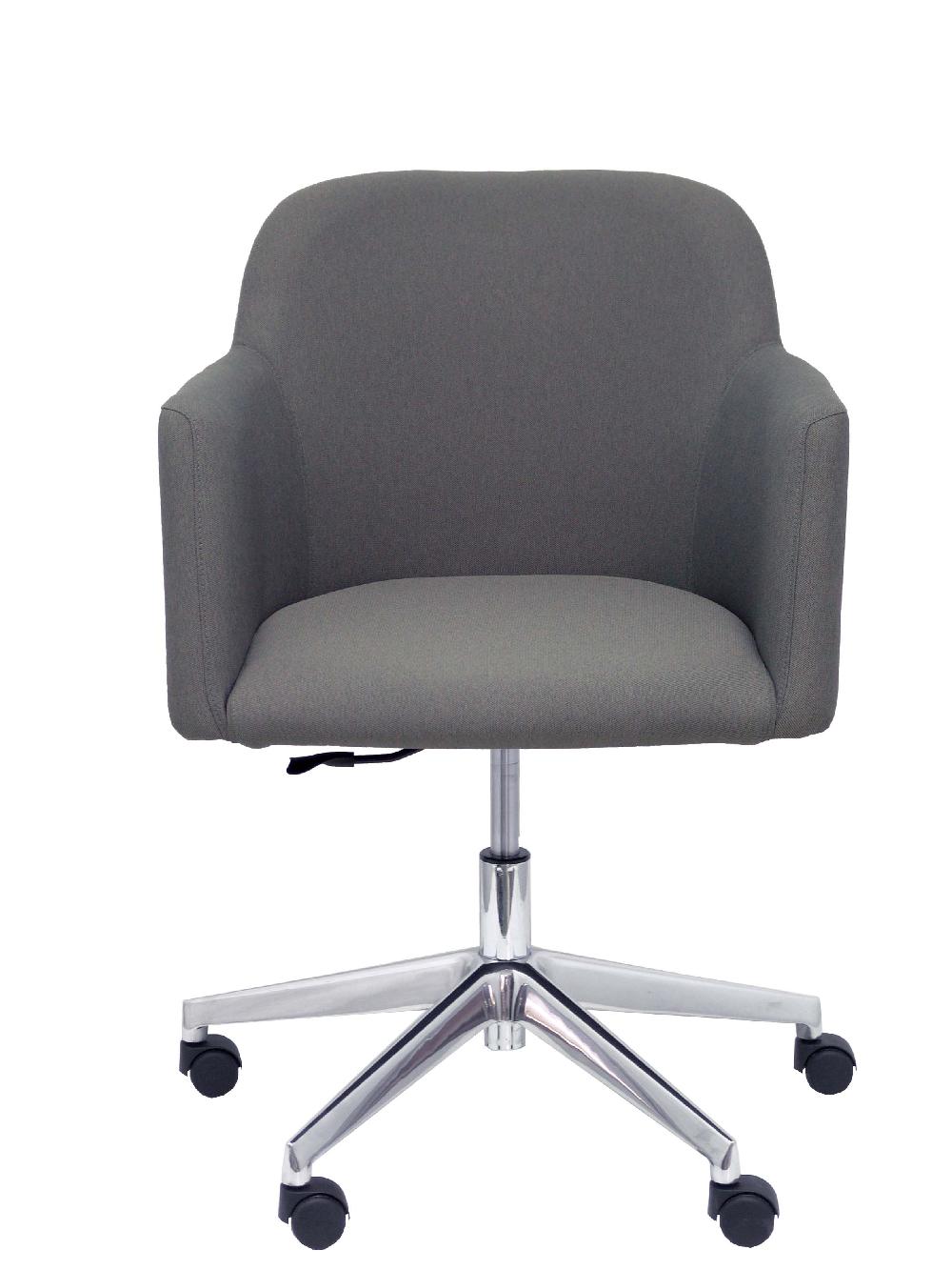 Piqueras Y Crespo Sillón Athena Giratorio Tapizado Era Gris