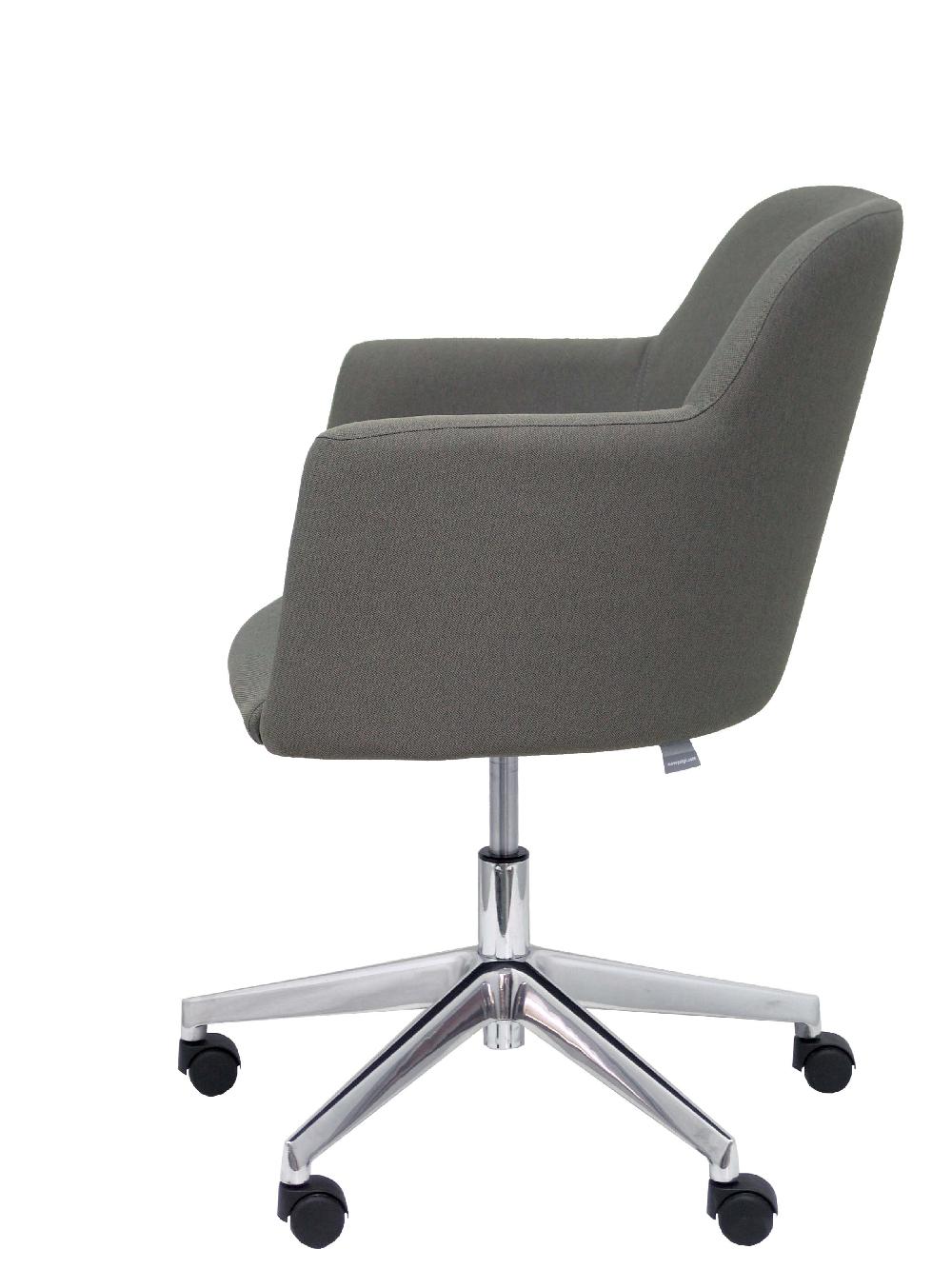 Piqueras Y Crespo Sillón Athena Giratorio Tapizado Era Gris