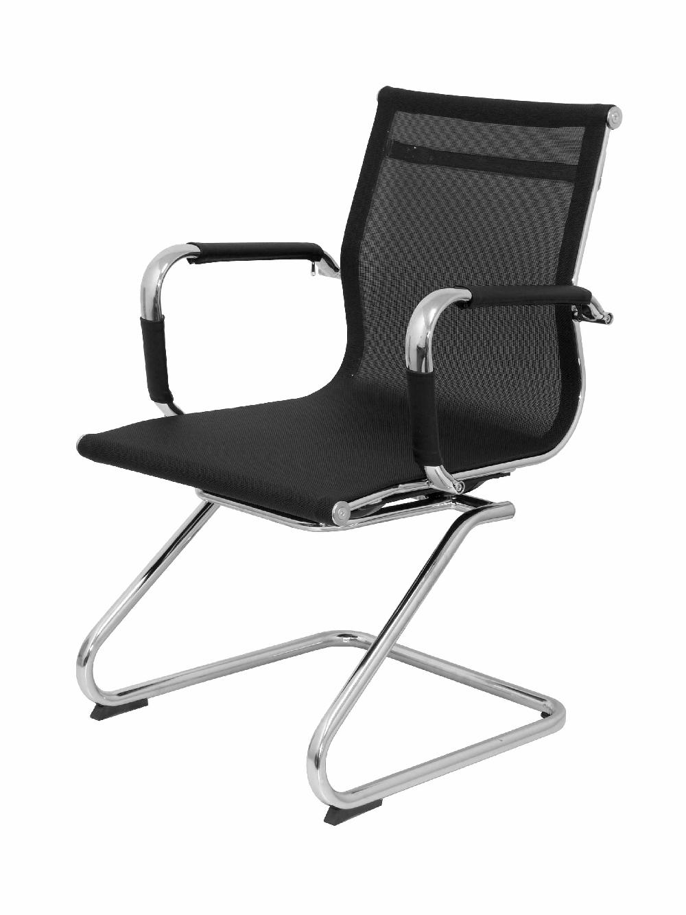 Piqueras Y Crespo Sillón Barrax Confidente Patín Malla Negro