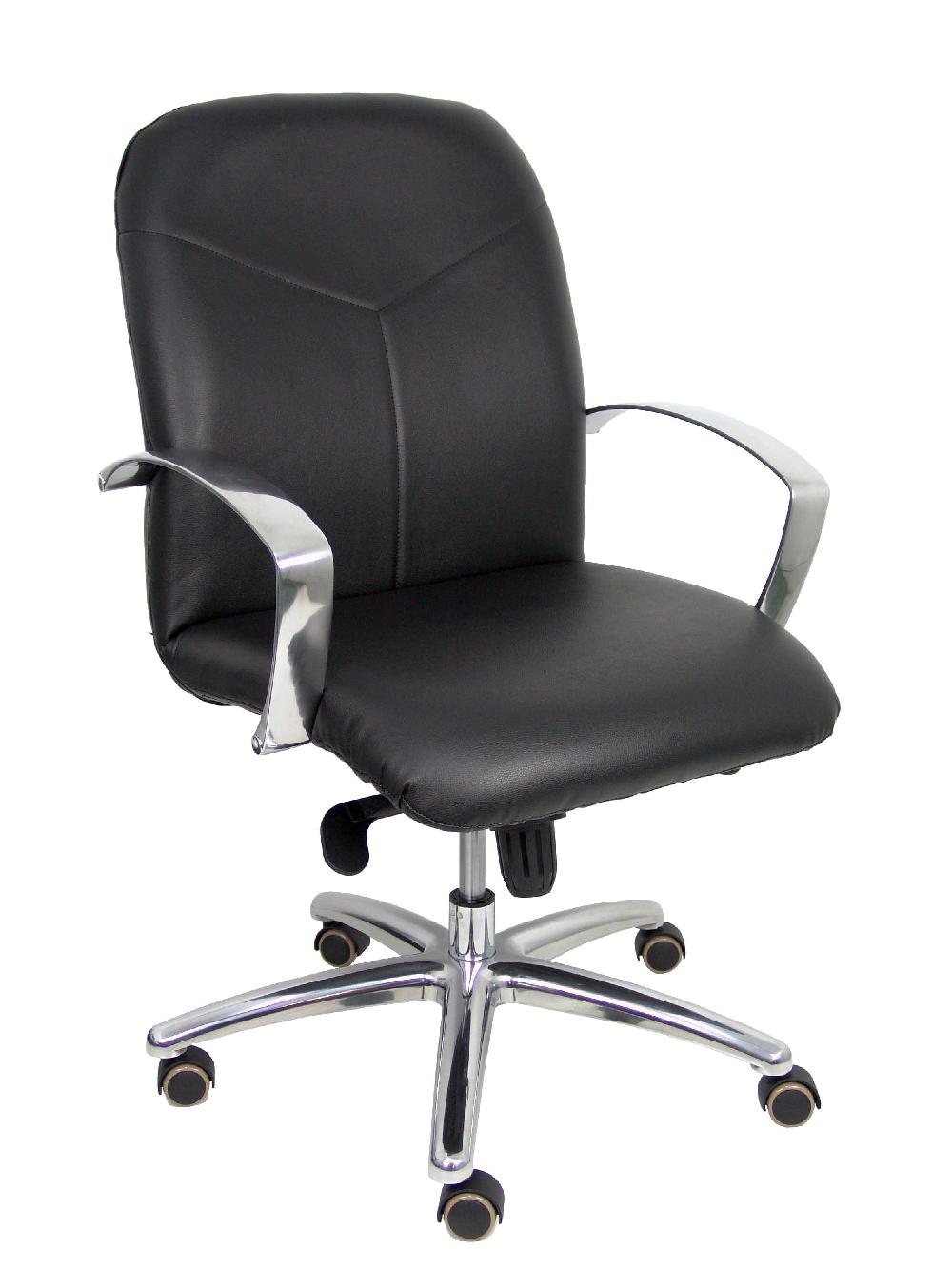 piqueras y crespo Sillón Caudete confidente similpiel negro