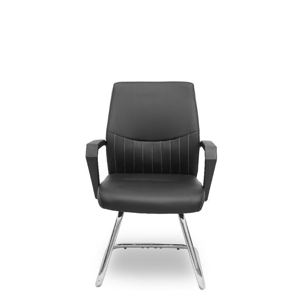 piqueras y crespo Sillón confidente patín Opti520PA similpiel negro